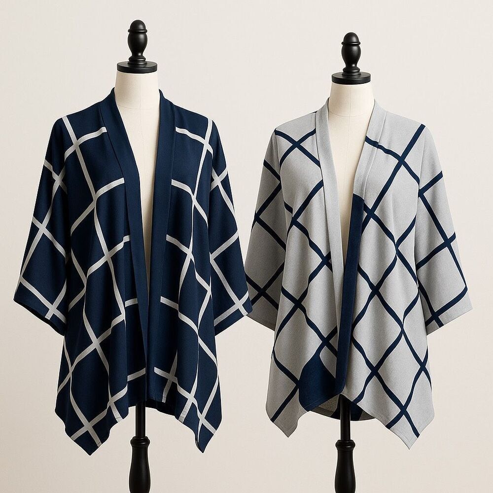 Moss Rose Reversible Kimono Wrap – One Size
